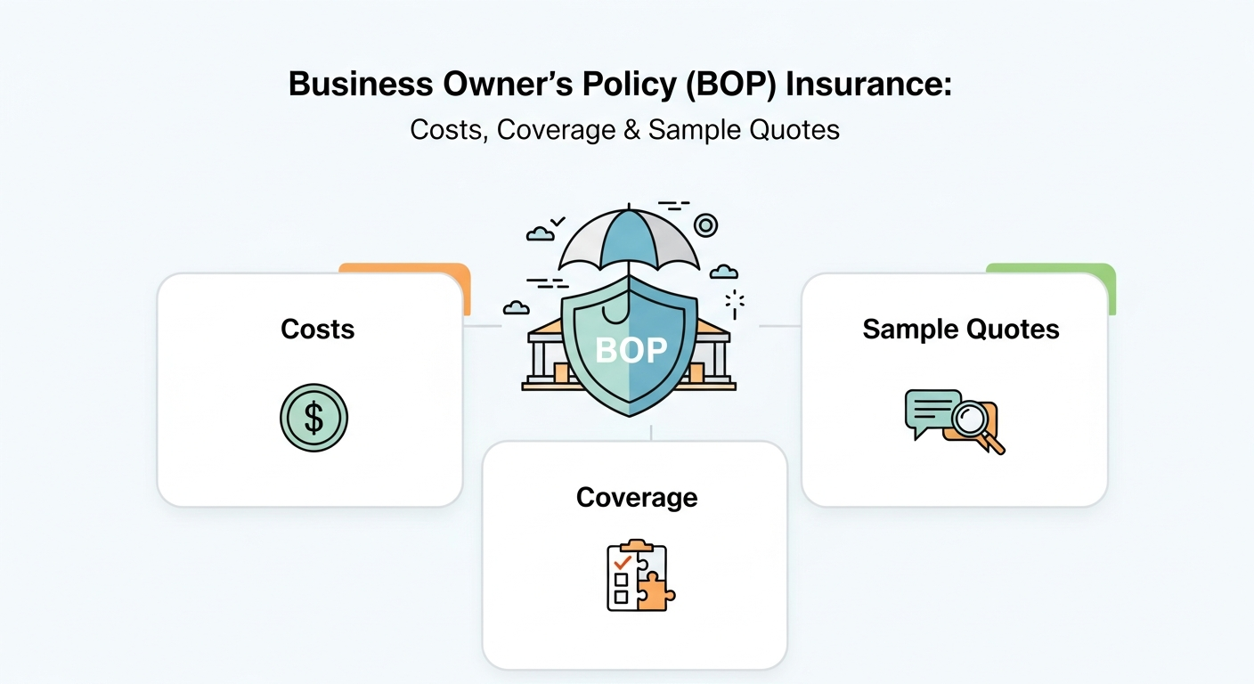 Business Owner’s Policy (BOP) Insurance Costs, Coverage & Sample Quotes