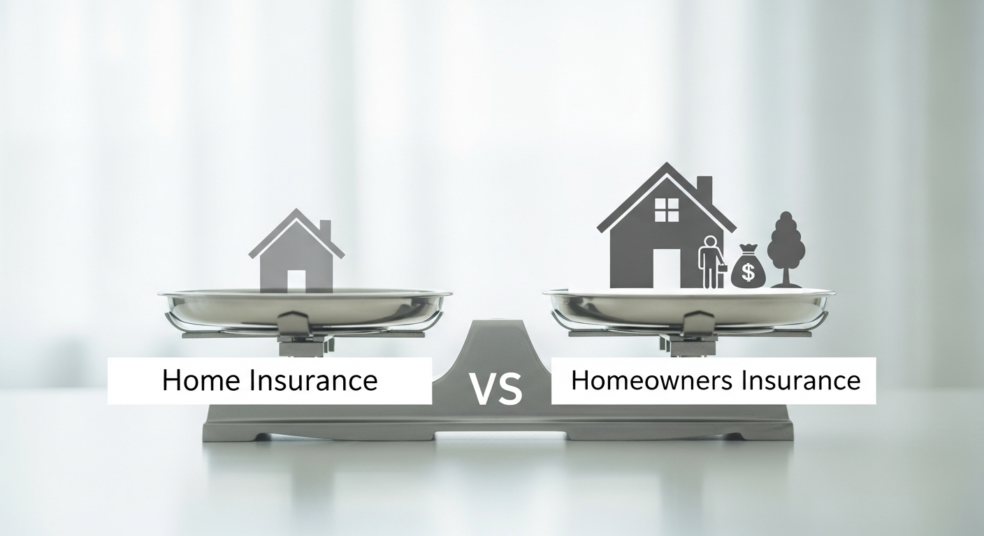 Home Insurance vs. Homeowners Insurance