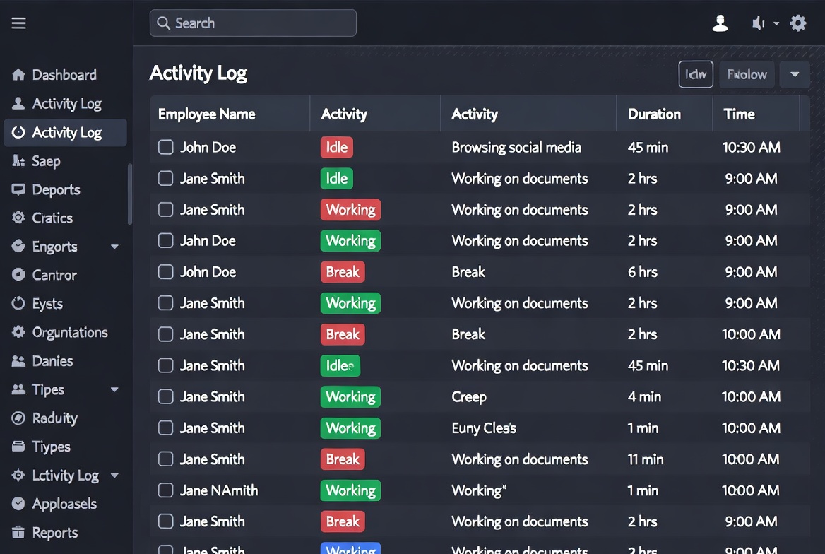 Monitoring Software Employee Activities