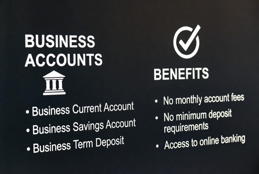Business Bank Accounts benefits